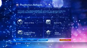 playstation network account aanmaken|Signing up for PlayStation®Network